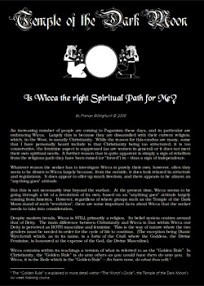Is Wicca The Right Spiritual Path For Me - Frances Billinghurst